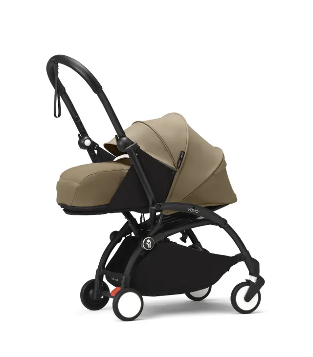 KSP Коляска 2 в 1 каркасная люлька Stokke YOYO³ black frame — фото 4