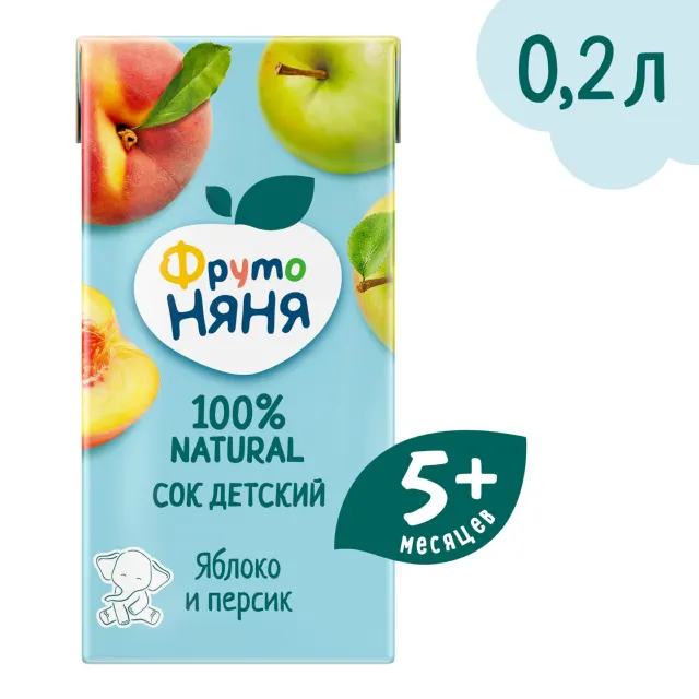 Сок 0,2л Фруто Няня — фото 2