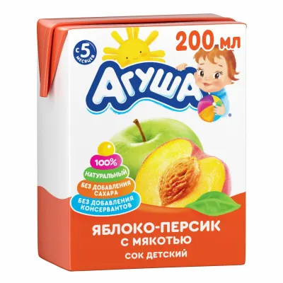 Сок  200 мл Агуша