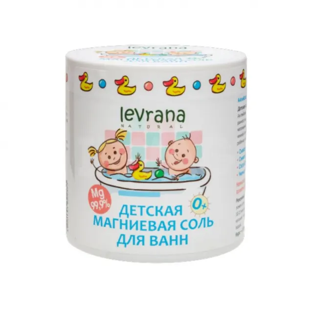 Детская соль для ванн 500гр Levrana