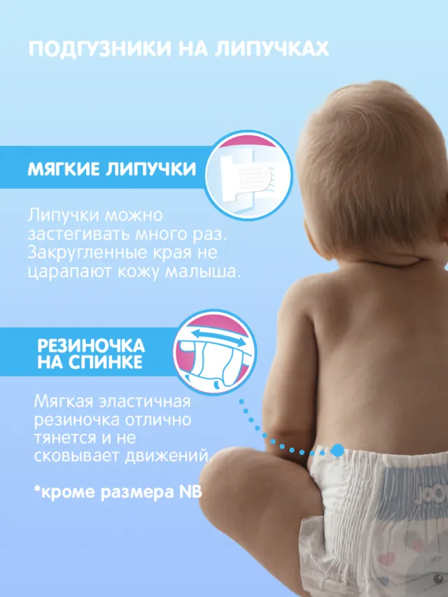 Подгузники Premium Soft Joonies — фото 3
