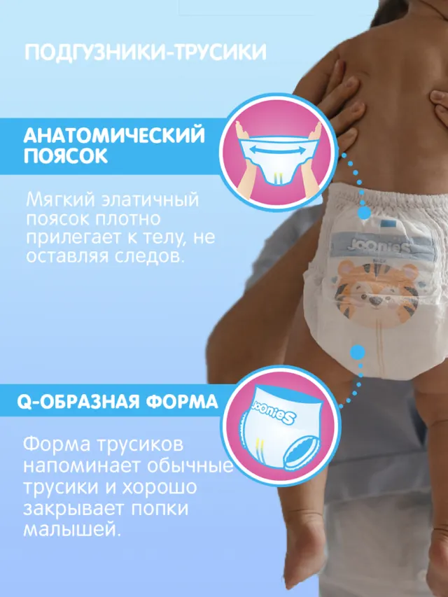 Подгузники-трусики Premium Soft Joonies — фото 3