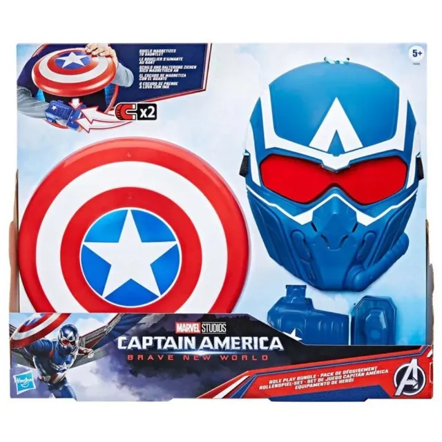 Игровой набор Hasbro MARVEL «Капитан Америка: Дивный новый мир» с маской и щитом Ustore — фото 2