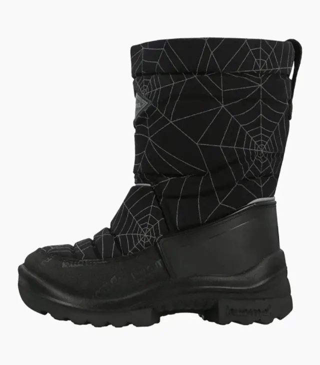 Putkivarsi wool Black Spider Reflective 130303 Kuoma