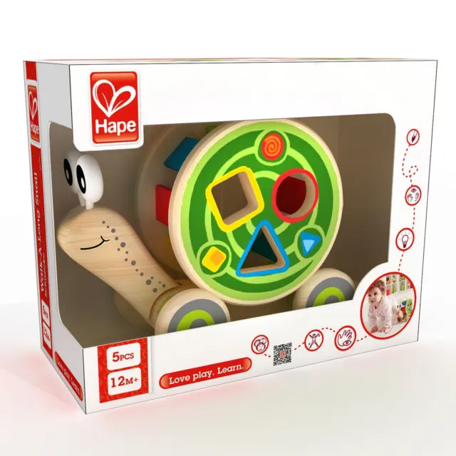 Игрушка каталка Улитка Hape — фото 6