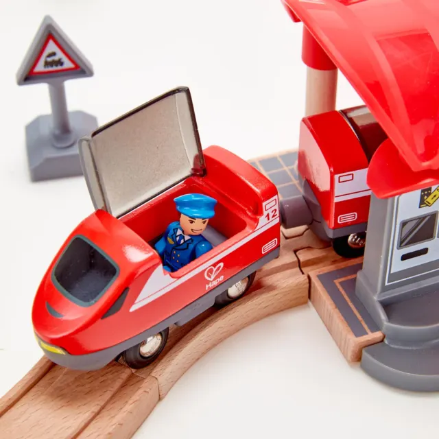 Железная дорога "Большой город с мостом" 3y+ HAPE — фото 4