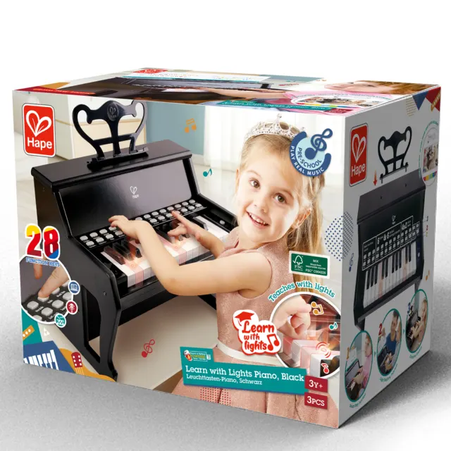 Музыкальная игрушка Пианино, цв. Черный E0627_HP Hape — фото 11