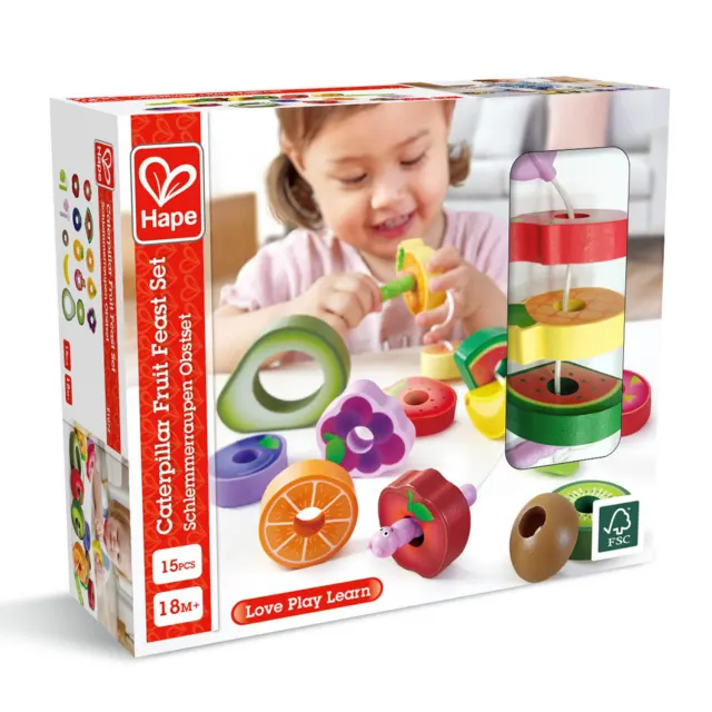 Набор Гусеницы с фруктами 1072 HAPE — фото 6