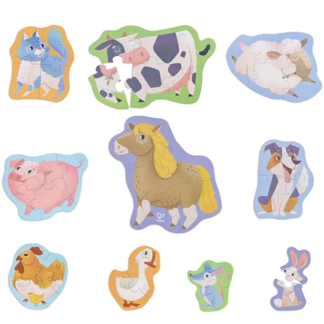 Головоломка "Умняша", Животные на ферме Hape
