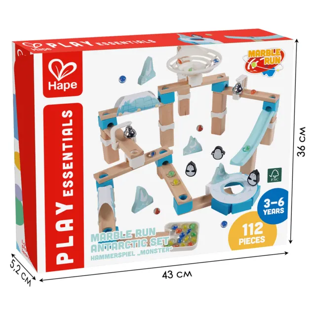 Игровой набор "Гонки" пингвины в Антарктиде Hape — фото 9