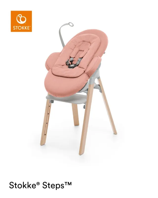350109 Шезлонг STEPS Bouncer Soft Coral STOKKE Вавилон — фото 3