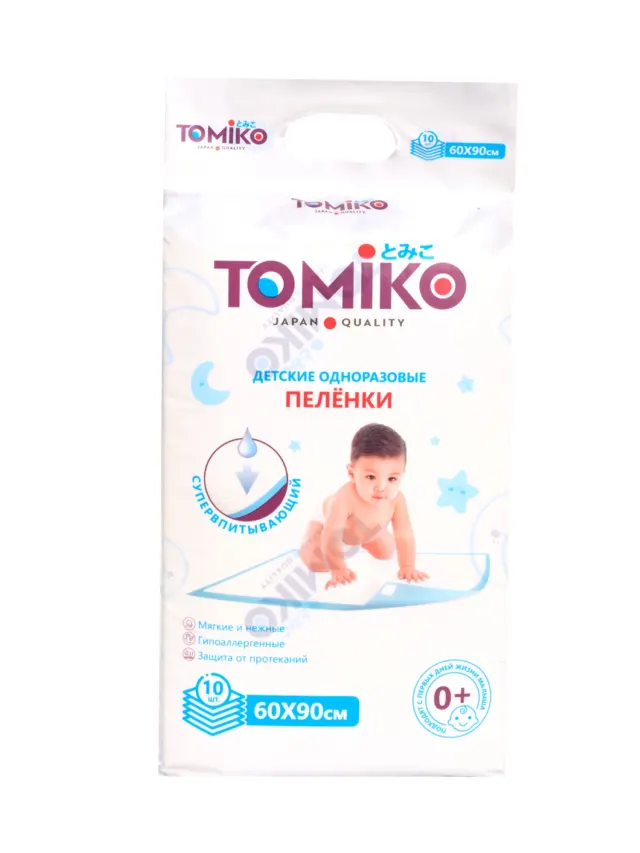 Детские пеленки одноразовые Tomiko
