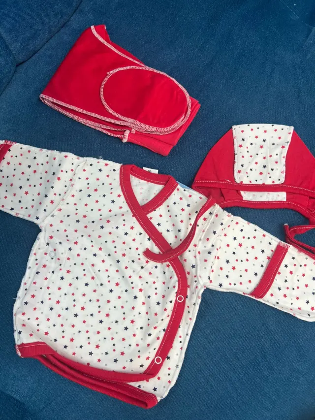 3в1 кулирка (чепчик, распашонка, ползунки) Rakhim baby