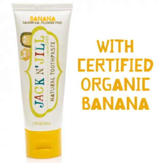 Натуральная зубная паста с органическим бананом 50 г / Natural Toothpaste Organic Banana