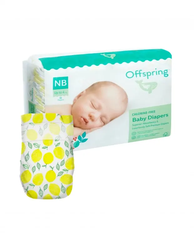 Подгузники NB 2-4кг 56шт Offspring
